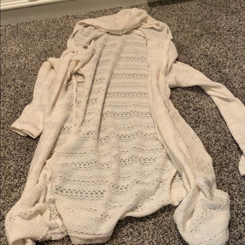 Cardigan with hood
